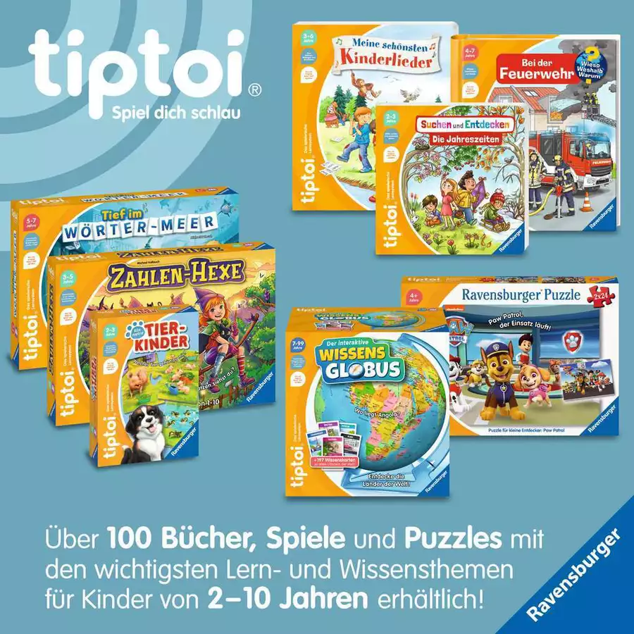 Ravensburger tiptoi® Puzzle für kleine Entdecker: Bauernhof bunt