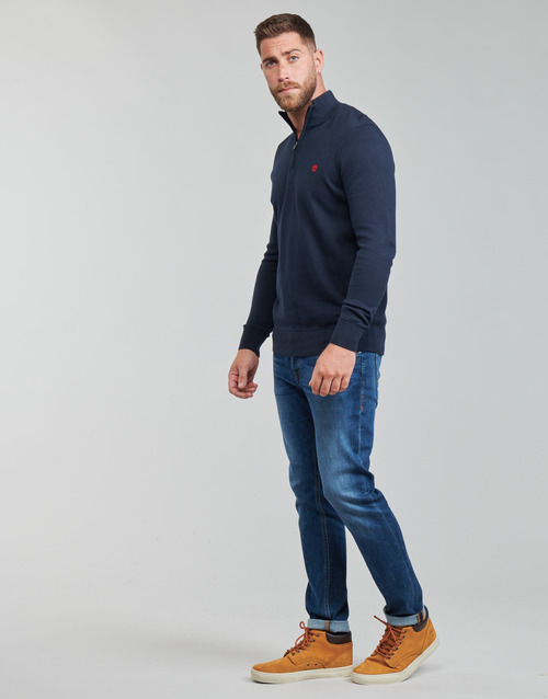 Timberland - LS WILLIAMS RIVER 1/4 ZIP - Marine