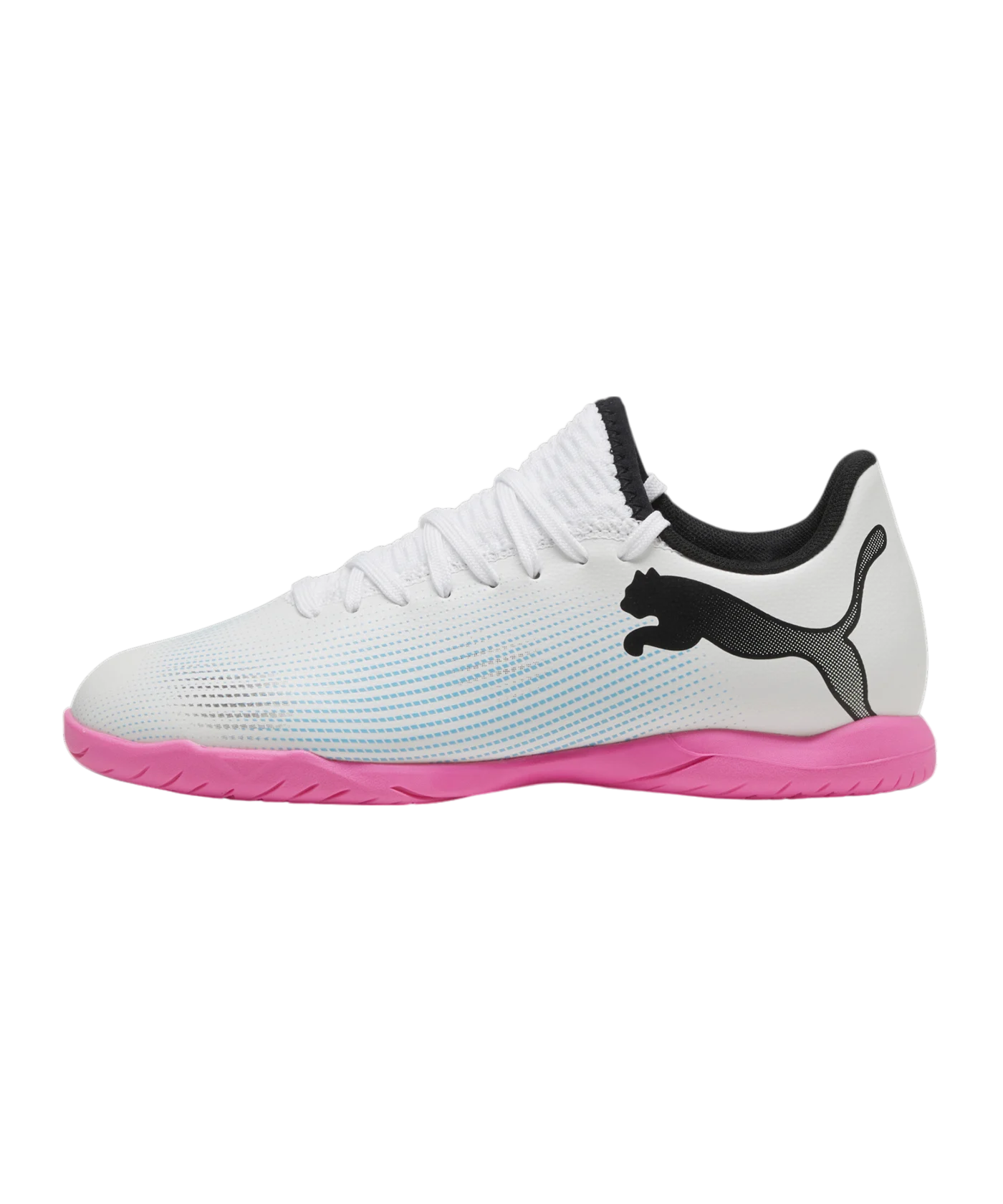 PUMA FUTURE 7 Play IT Halle Phenomenal Jr Kids Weiss Schwarz F01