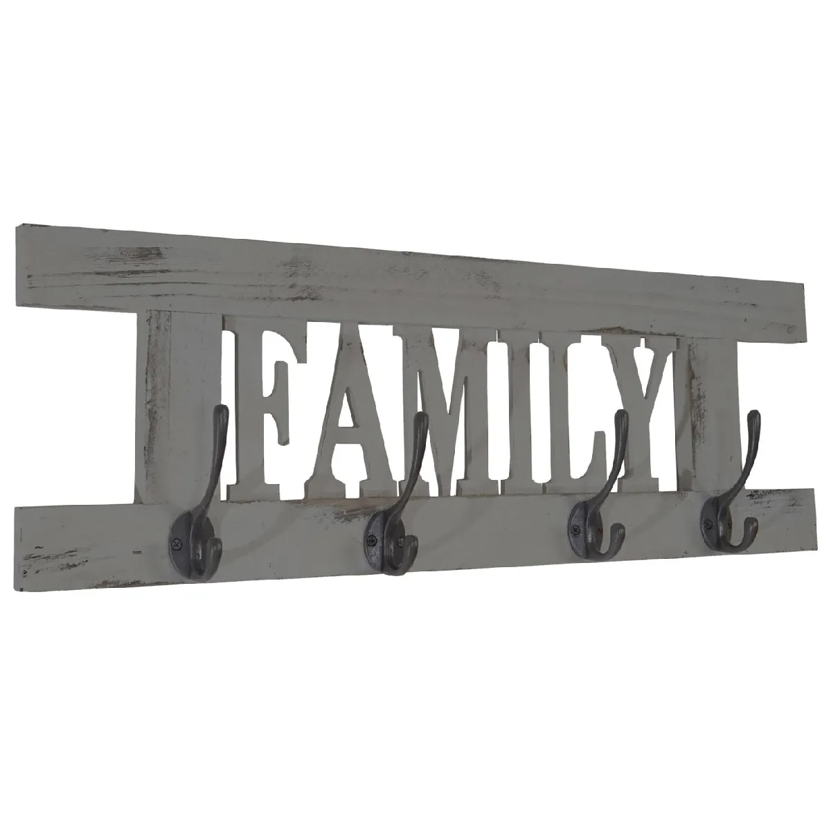 Mendler Garde-robe Murale Family - Gris Shabby