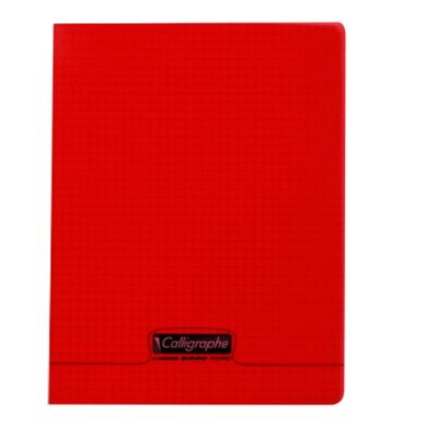 Calligraphe 8000 - Cahier polypro - 17 x 22 cm - 96 pages - petits carreaux (5x5 mm) - disponible dans différentes couleurs