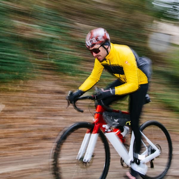 Veste vélo CASTELLI UNLIMITED PUFFY JKT GOLDENROD/DARK GRAY