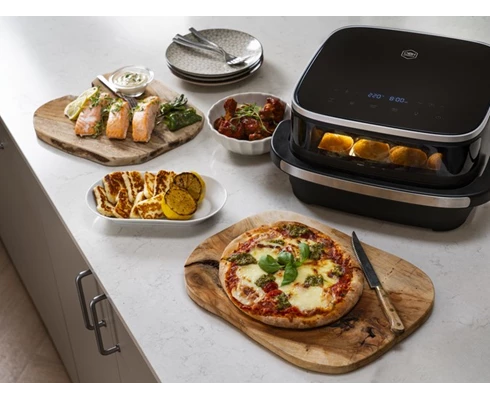 OBH Nordica Easy Fry XL Surface Air Fryer 1,0 kg Black