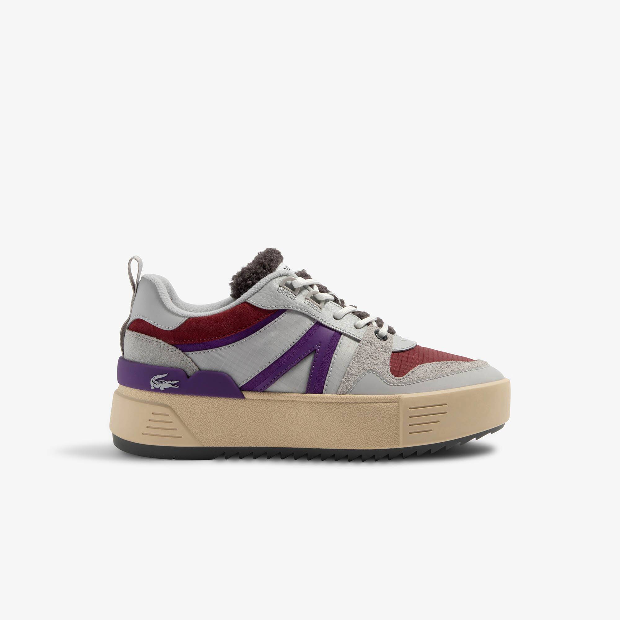 Damen Winter-Outdoor-Sneakers L002 aus Leder Outdoor - Grau - Lacoste - Damen