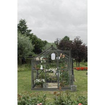 Royal Well Mary I kweekkas full option aluminium groengrijs 4,54 m²