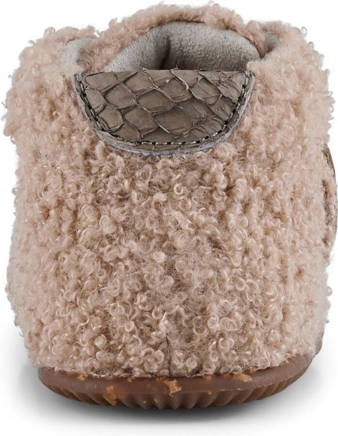 Woden Kim Teddy Babyschoenen Babyslofjes Beige