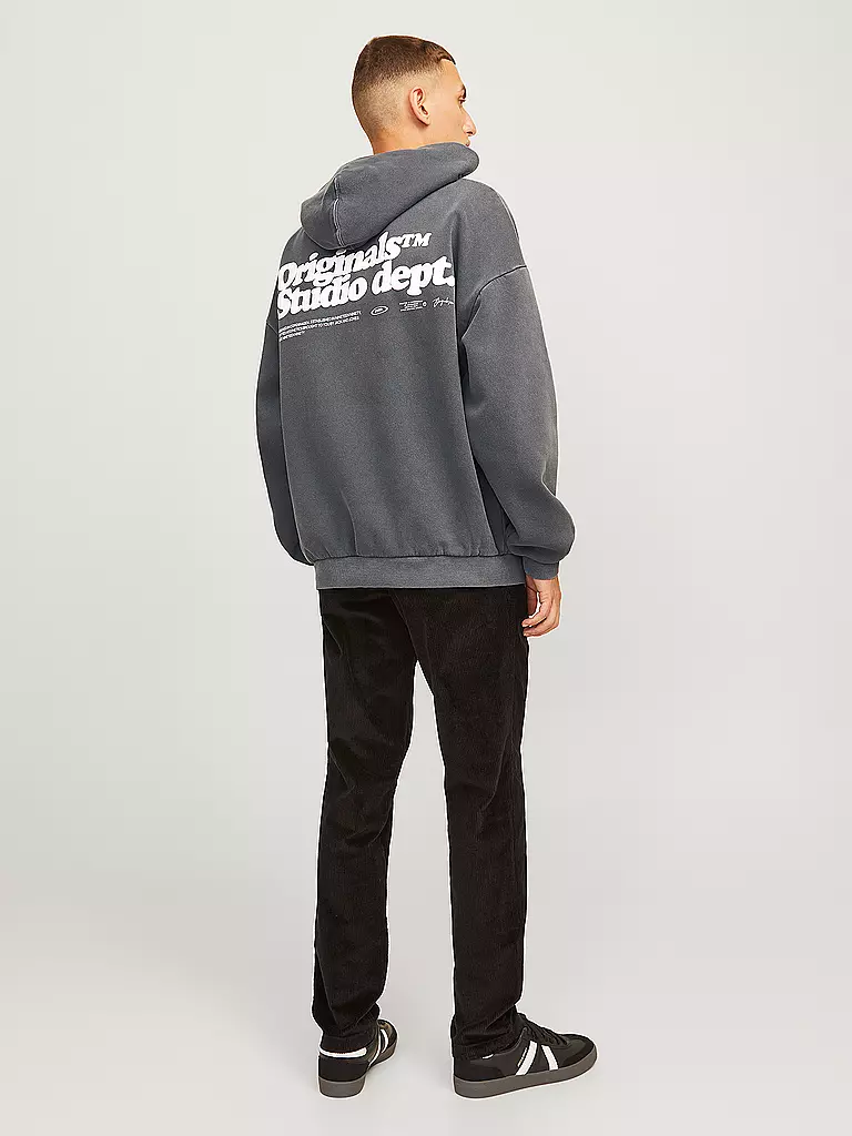 JACK & JONES Kapuzensweater - Hoodie JORVERMONT grau
