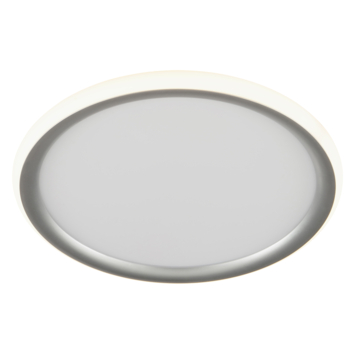 Brilliant LED plafondlamp Carloz zilver Ø30 cm