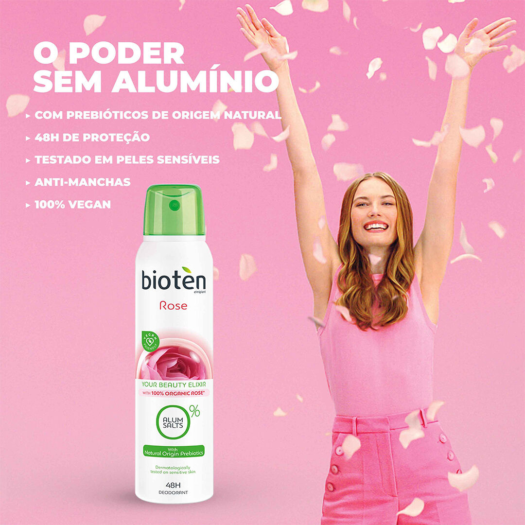 BIOTEN  Deo Spray Rose 0% Alu - 150ml