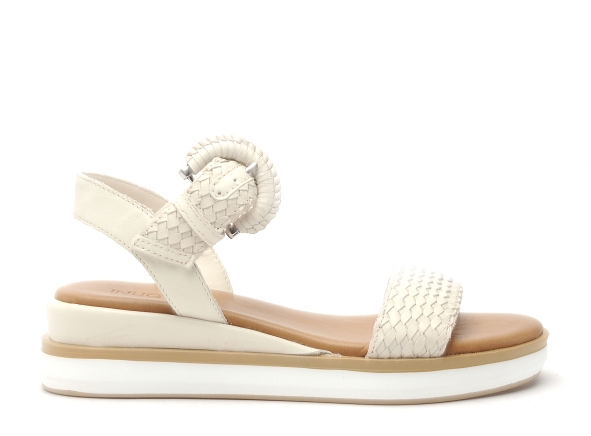Inuovo nu pieds plats femme 113031 blanc