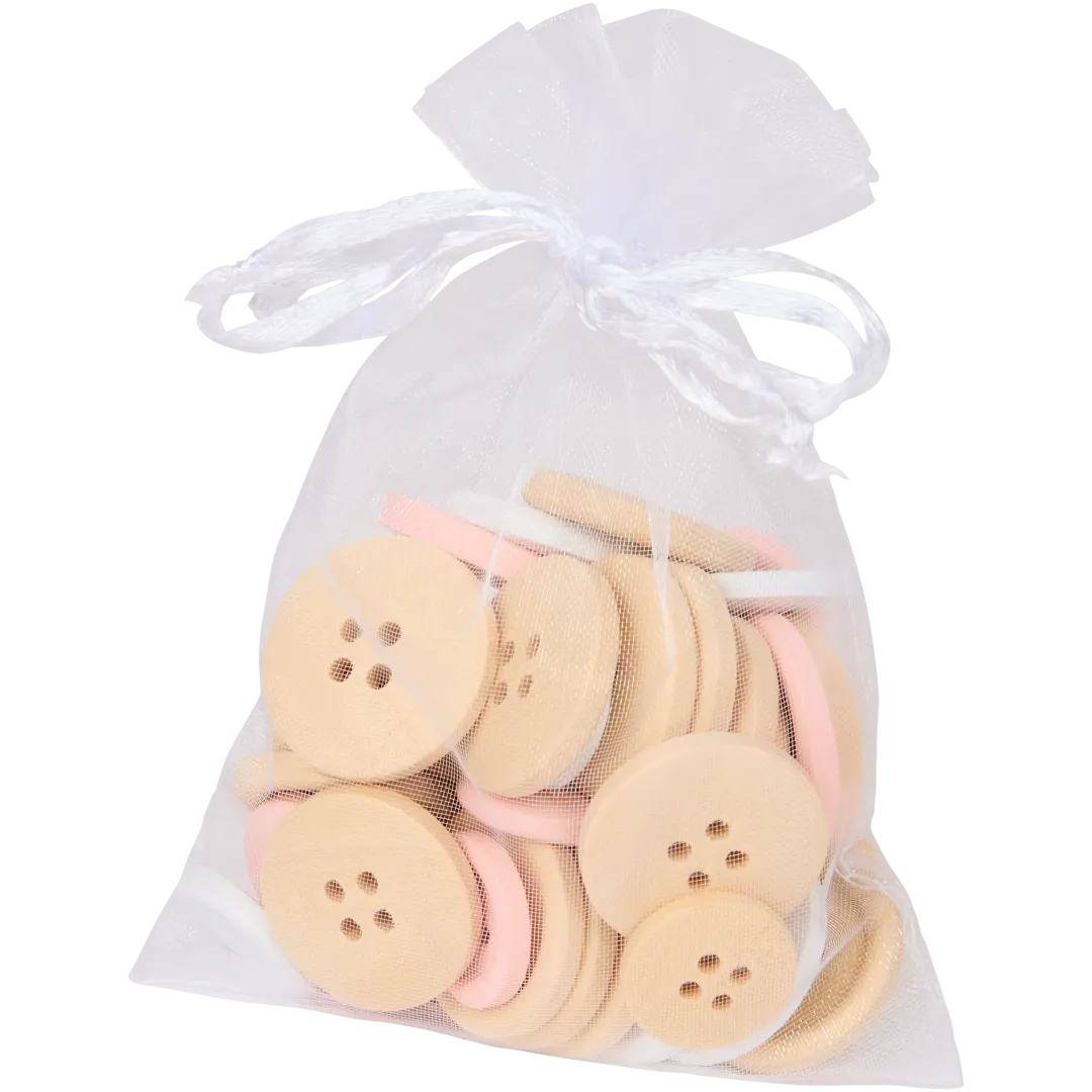 Pinces ou boutons en bois Hobby Flora