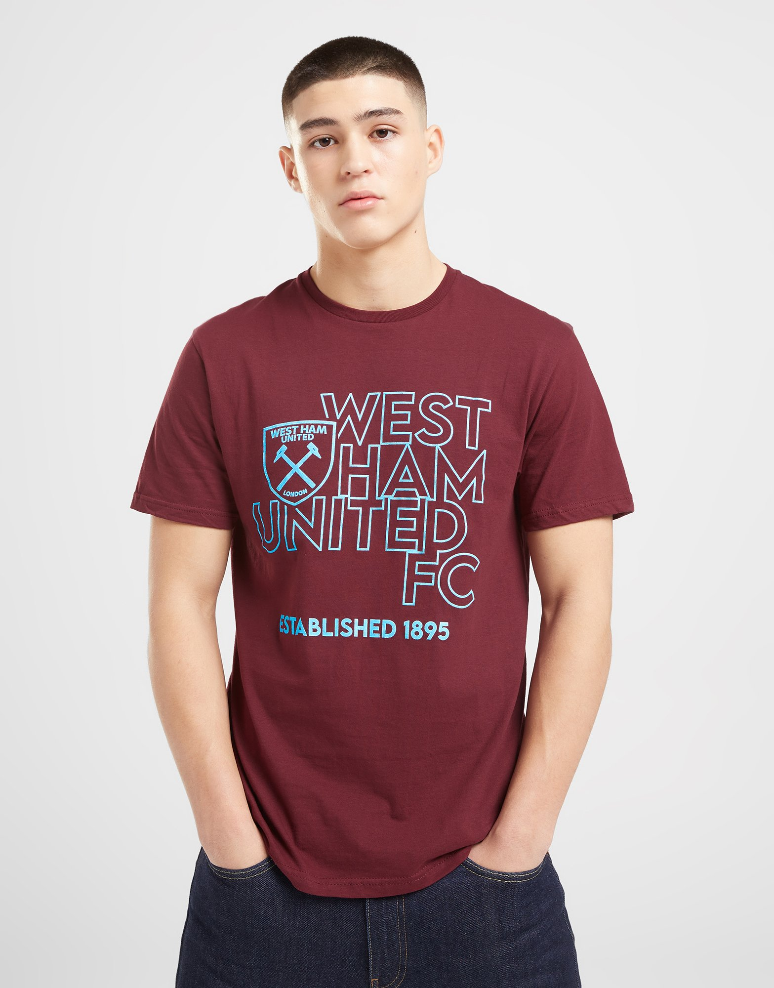 Official Team T-shirt West Ham United FC Stack Homme