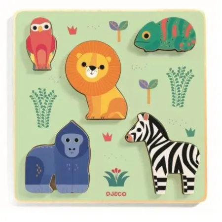 Djeco Kinder Steckpuzzle Emilion
