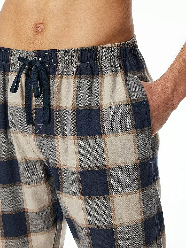 SCHIESSER Pyjama blau