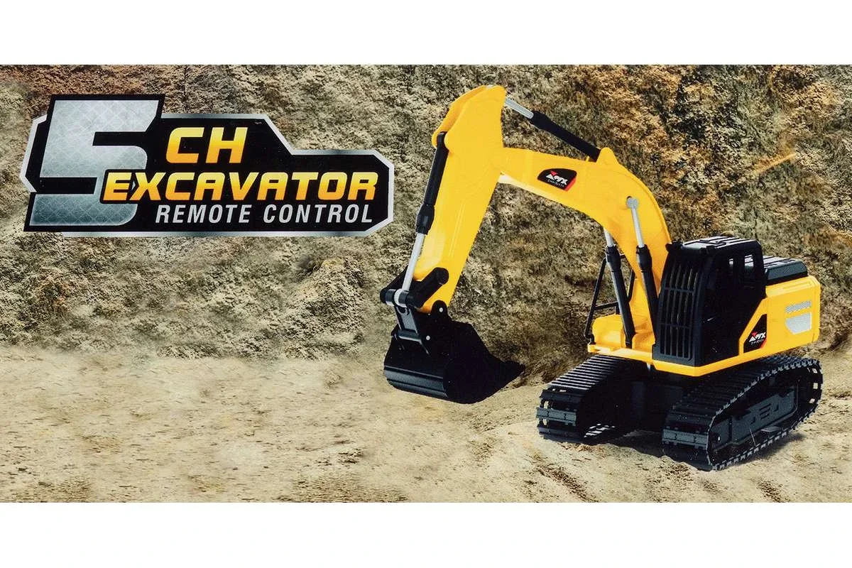 MX R/C Constructions - Excavator R/C 1:24 2,4GHz, 3,7V 500mAh, 6 channels (471460)