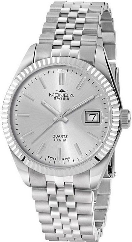 Mondia - MS-222-SS-01SL-GB - Polshorloge - Zilver - Quartz - Icon Legend