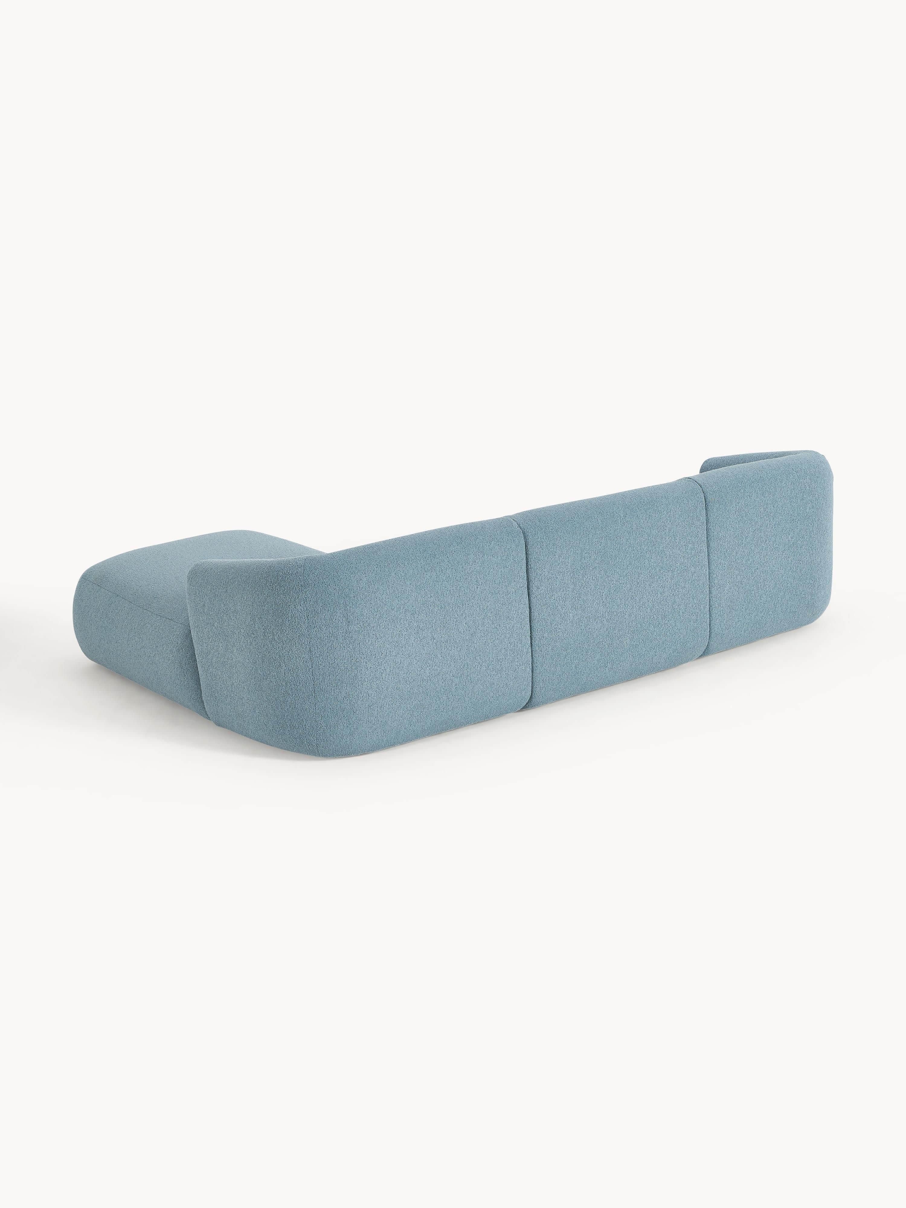 Modulaire bouclé hoekbank Sofia (3-zits)
