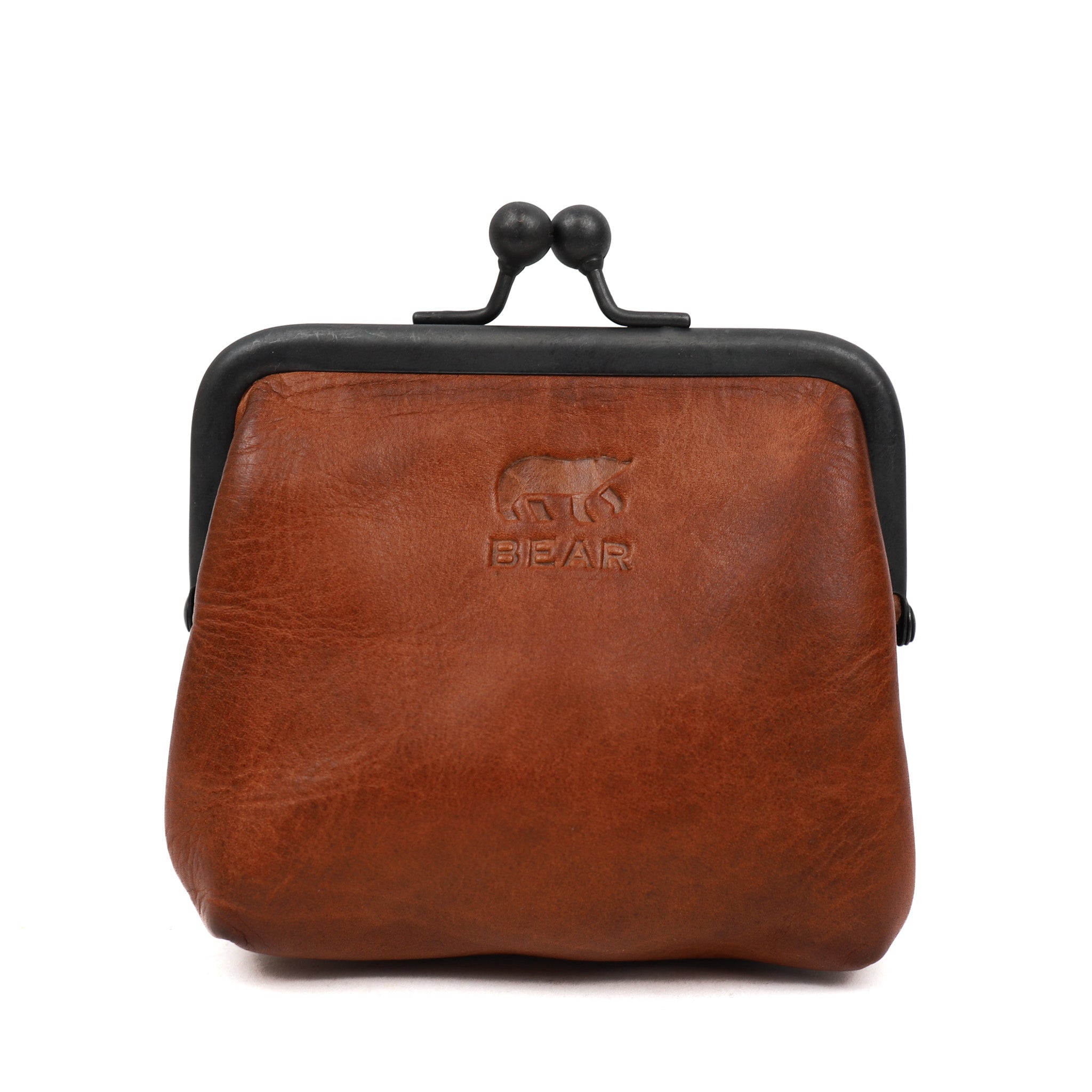 Beugelportemonnee 'Lorraine' cognac Cognac
