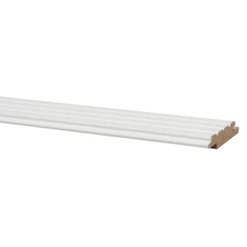 Agnes decorlijst MDF wit stuc 12x63 mm 260 cm 2 stuks