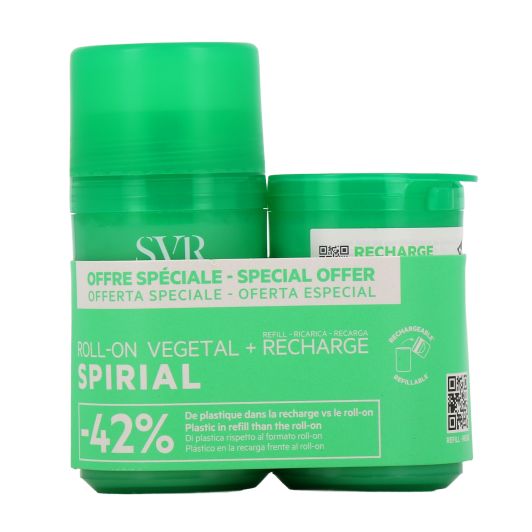 SVR Spirial Végétal déodorant roll on efficacité 24h