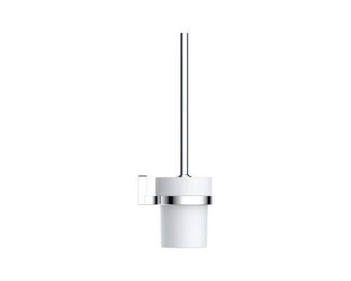 REIKA Ovaro magnetische toiletborstelset, verchroomd, zonder montageplaat