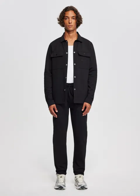 Pantalon met slim fit zwart (ZWART)