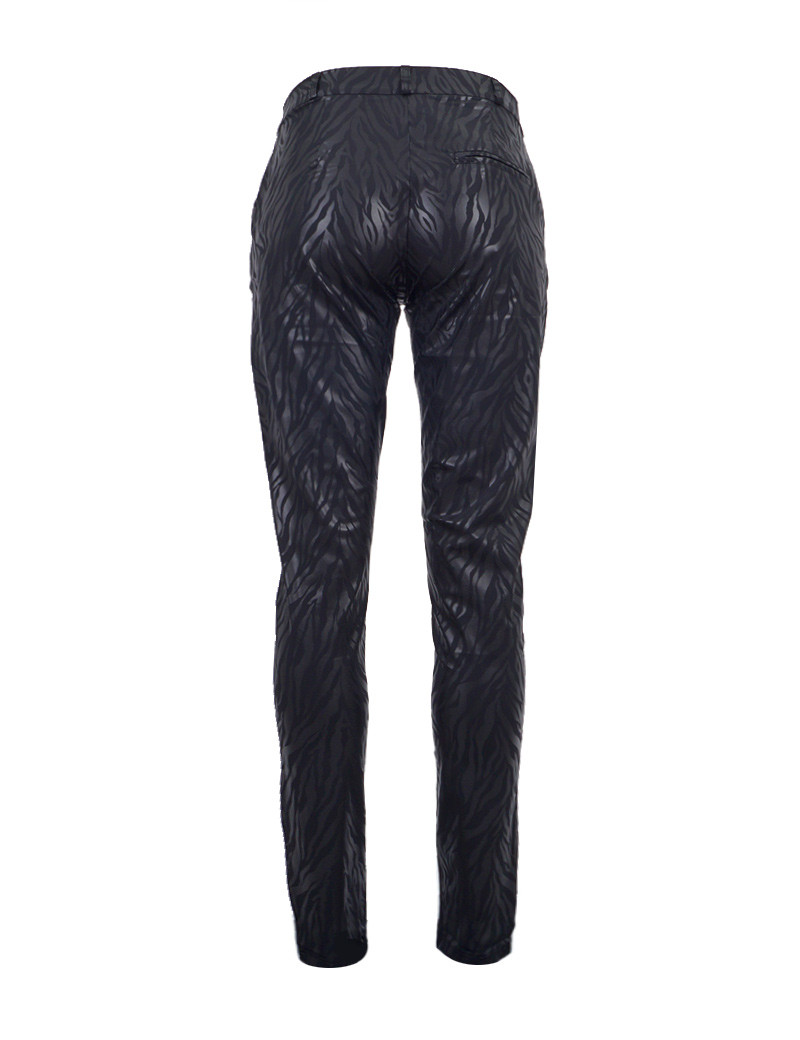 HBT BASICS INSOLITES - CHRISTINA PANTALON BLACK ZEBRA