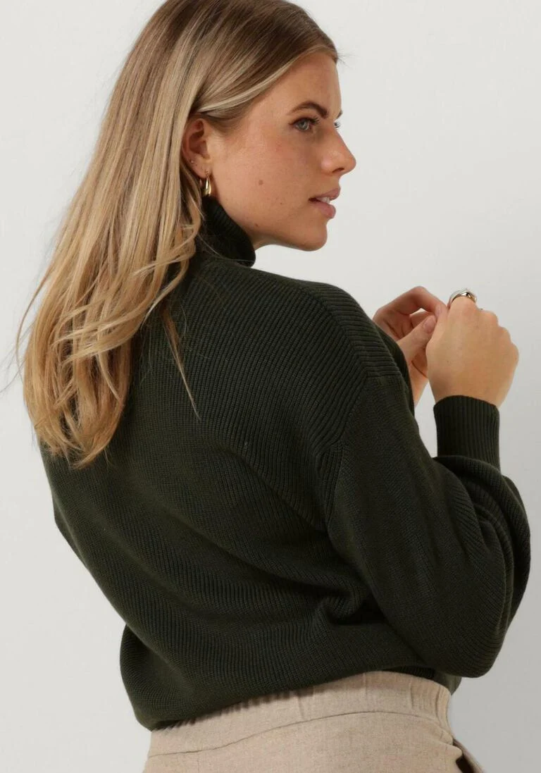MSCH COPENHAGEN groene msch copenhagen coltrui mschmagnea rachelle rib pullover
