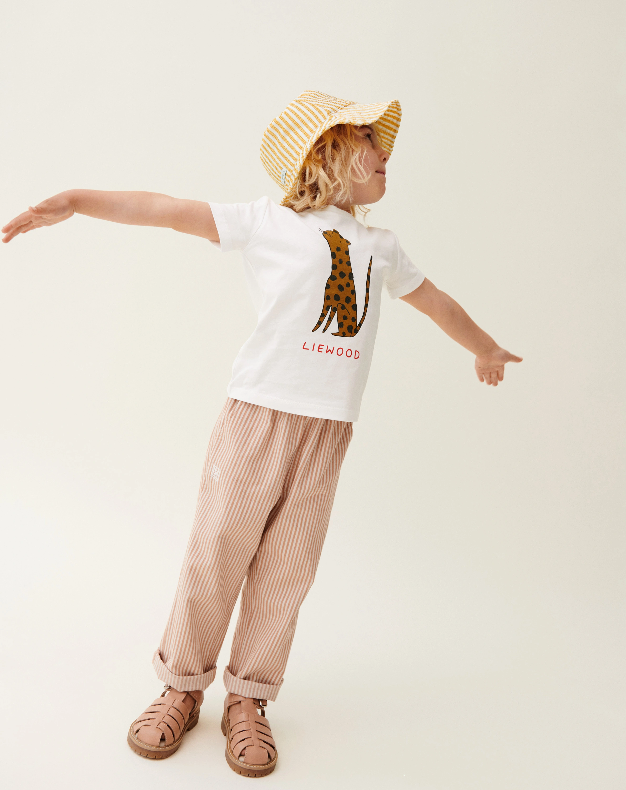 T-Shirt APIA LEOPARD in crisp white