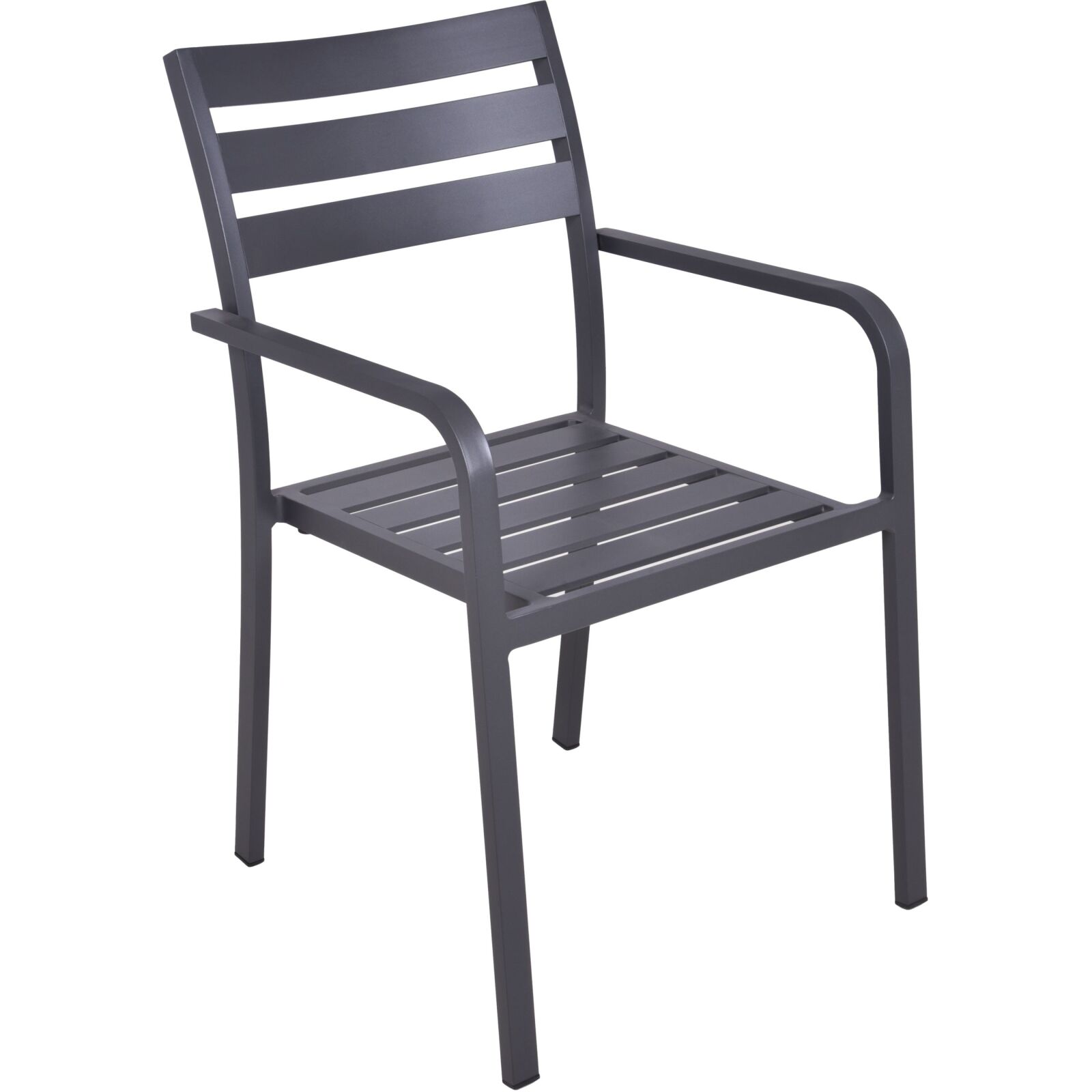 7-teilige Tischgruppe RANA/TREVISO - grau-Eiche - Aluminium - Keramik