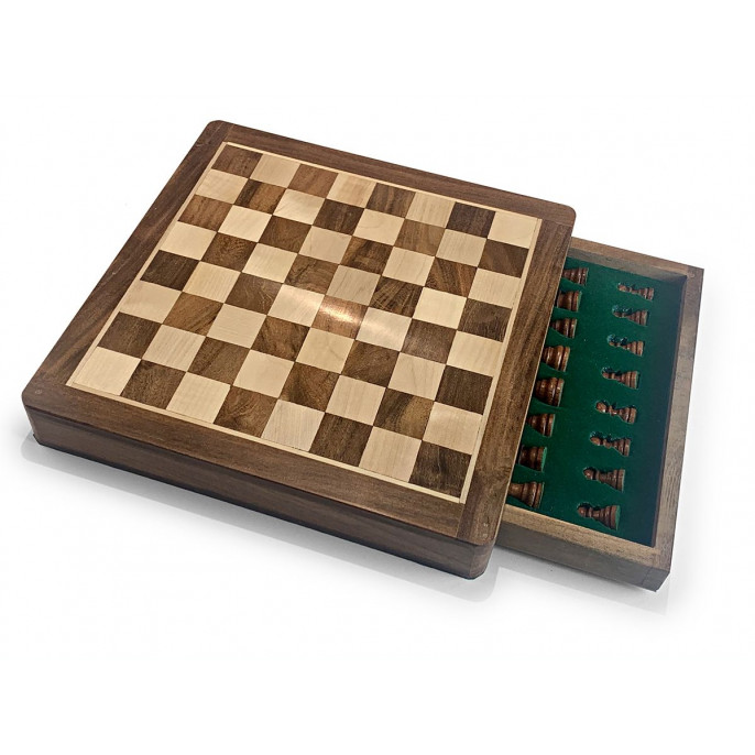 Échecs magnétique avec tiroir coulissant - 30cm