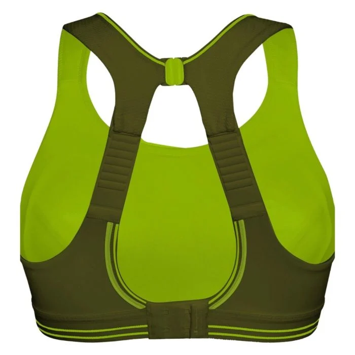 Shock Absorber Dame BH Ultimate Run Bra Grøn