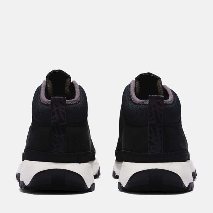 Bota de caminhada Winsor Trail Outdoor para homens de preto.
