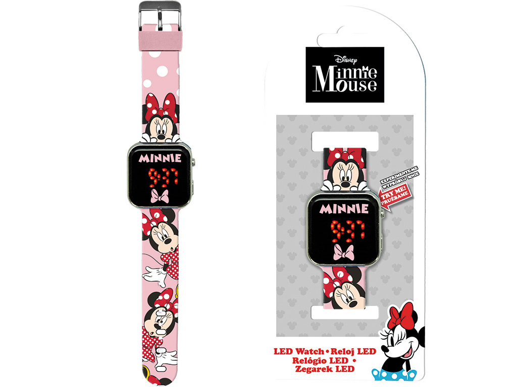 RELOGIO LED MINNIE