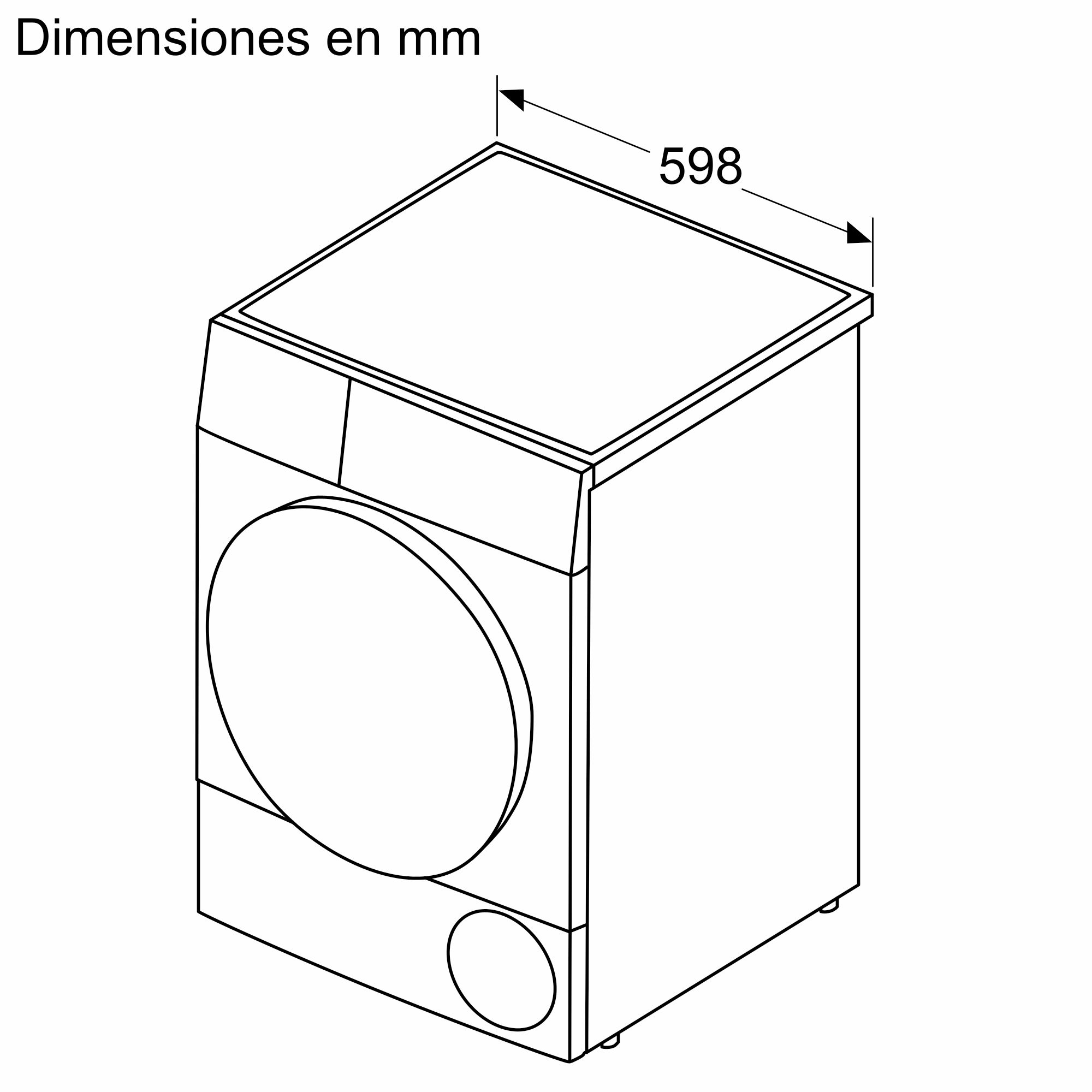 PRODUTO RECONDICIONADO # Secadora com Bomba de Calor Série 6 8 kg WQG233D0ESB