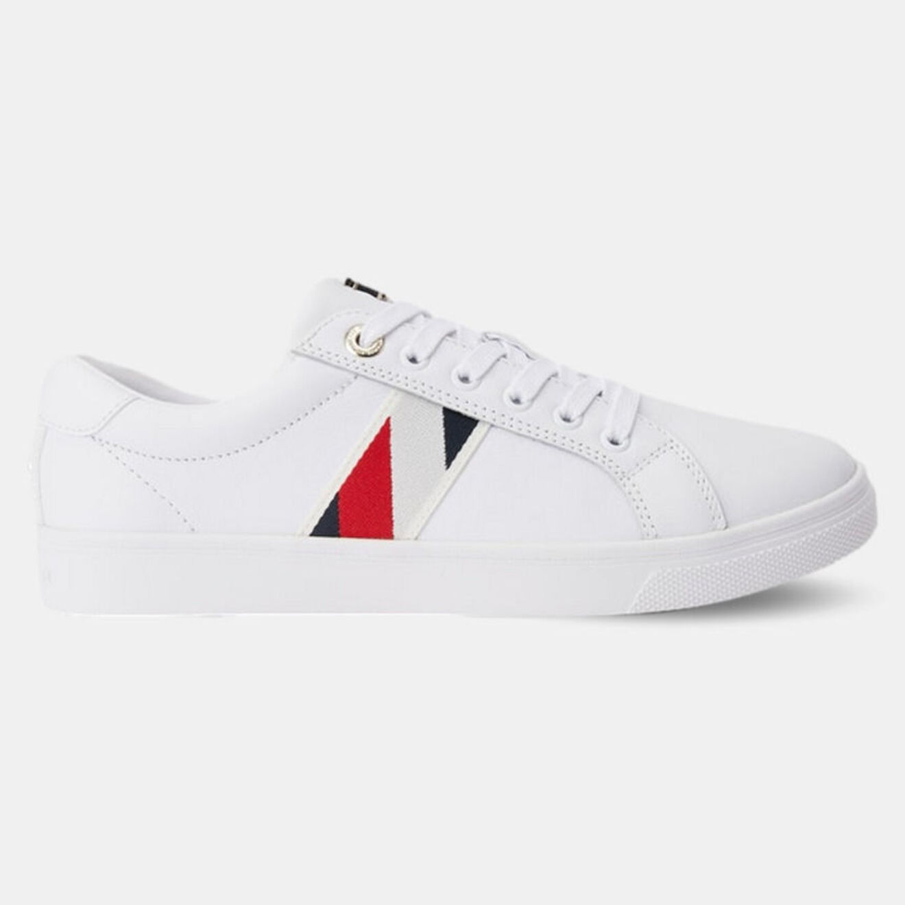 Tommy Hilfiger Baskets en Cuir Corporate Cupsole blanches