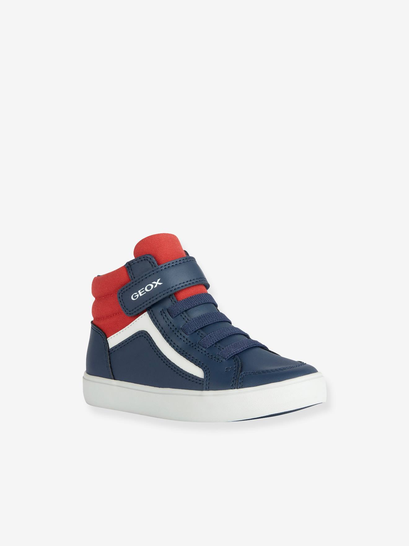 Tênis esportivo de cano alto Geox® J Gisli para meninos, vermelho