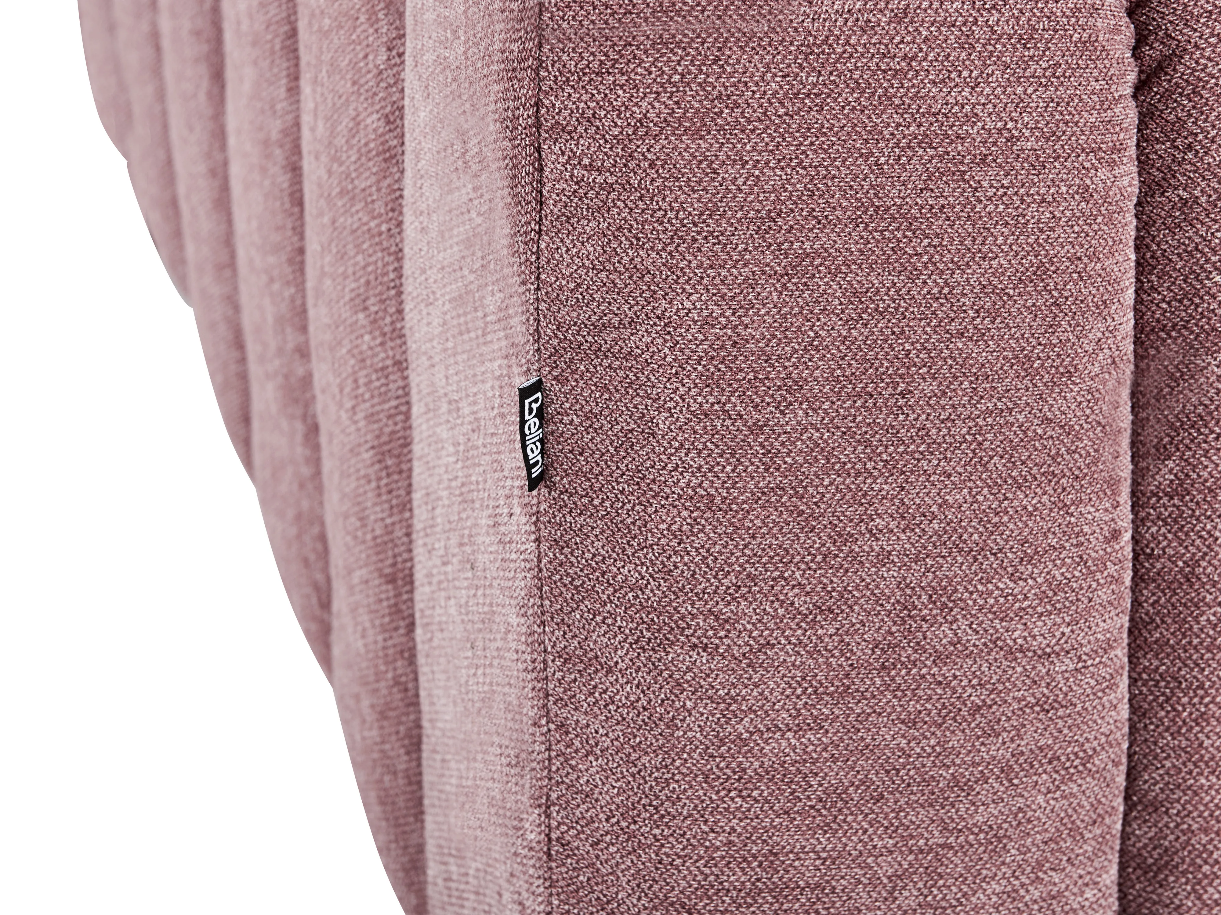 Rechtszijdige chaise longue LANNILS Stof Roze