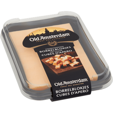 Old Amsterdam Original 48+ Voorgesneden Borrelblokjes 170 g