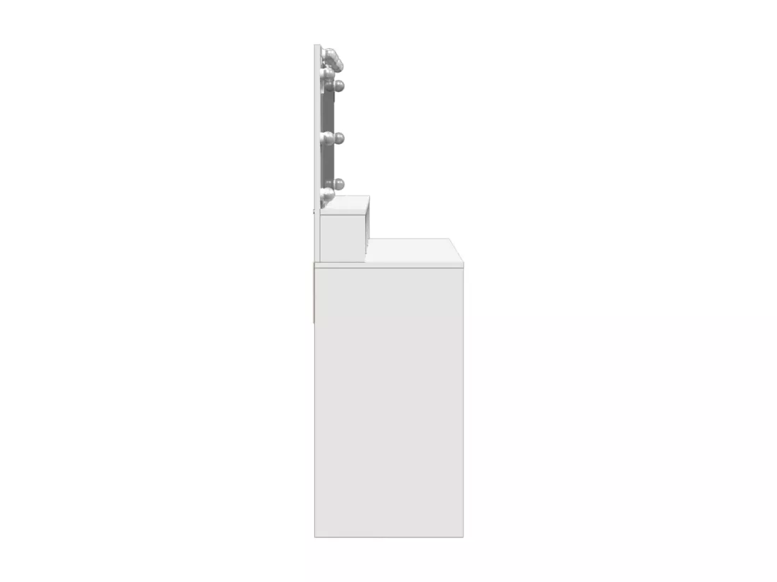 Coiffeuse avec LED blanc 80x41x134,5 cm