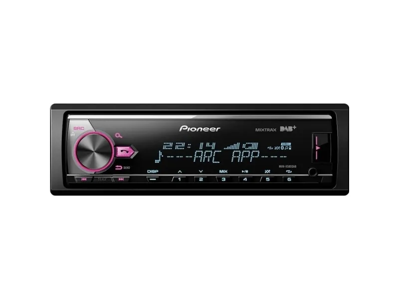 Pioneer MVH-X580DAB - Bil - digital modtager - in-dash - Single-DIN - 50 watt x 4