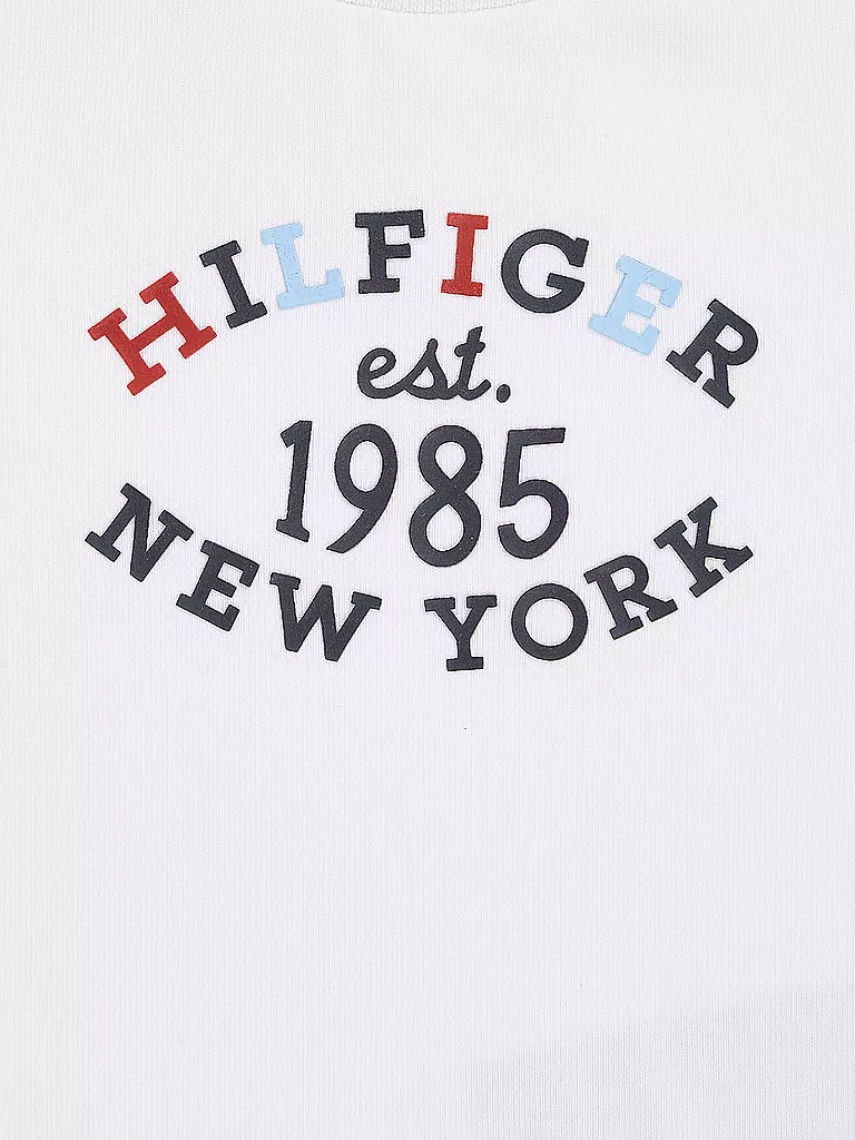 TOMMY HILFIGER Baby Langarmshirt weiss