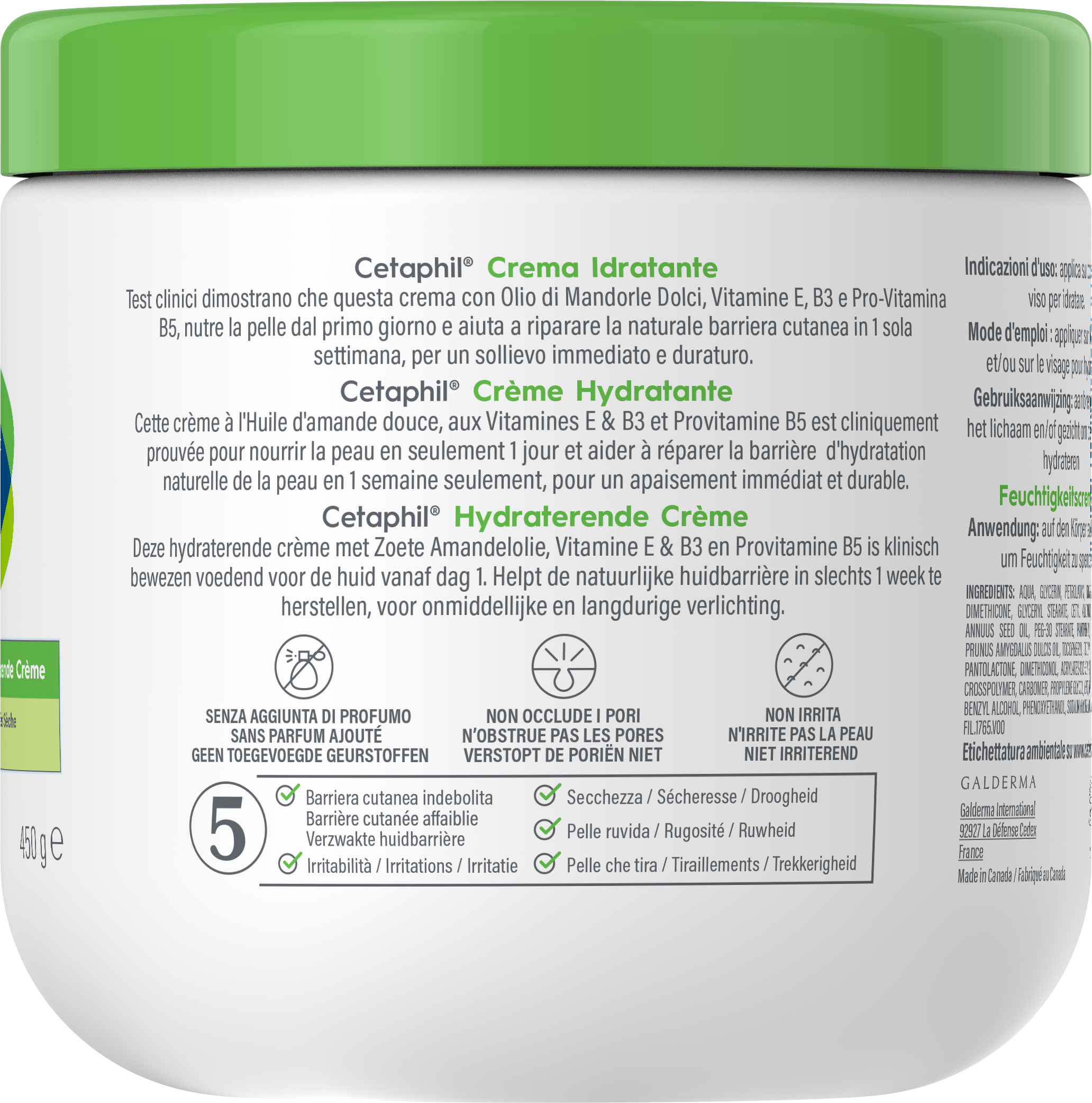 Cetaphil Hydraterende creme (450 gr)