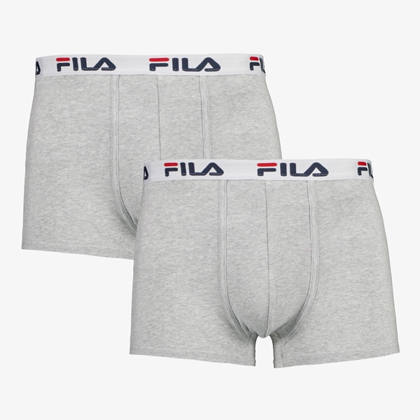 Fila heren boxershorts 2-pack grijs