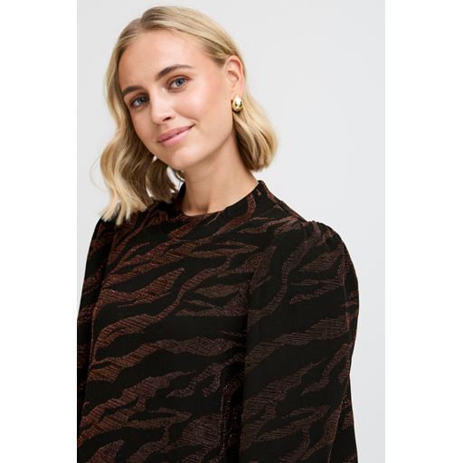 Fransa Calypso Kjole, Black Mix, L
