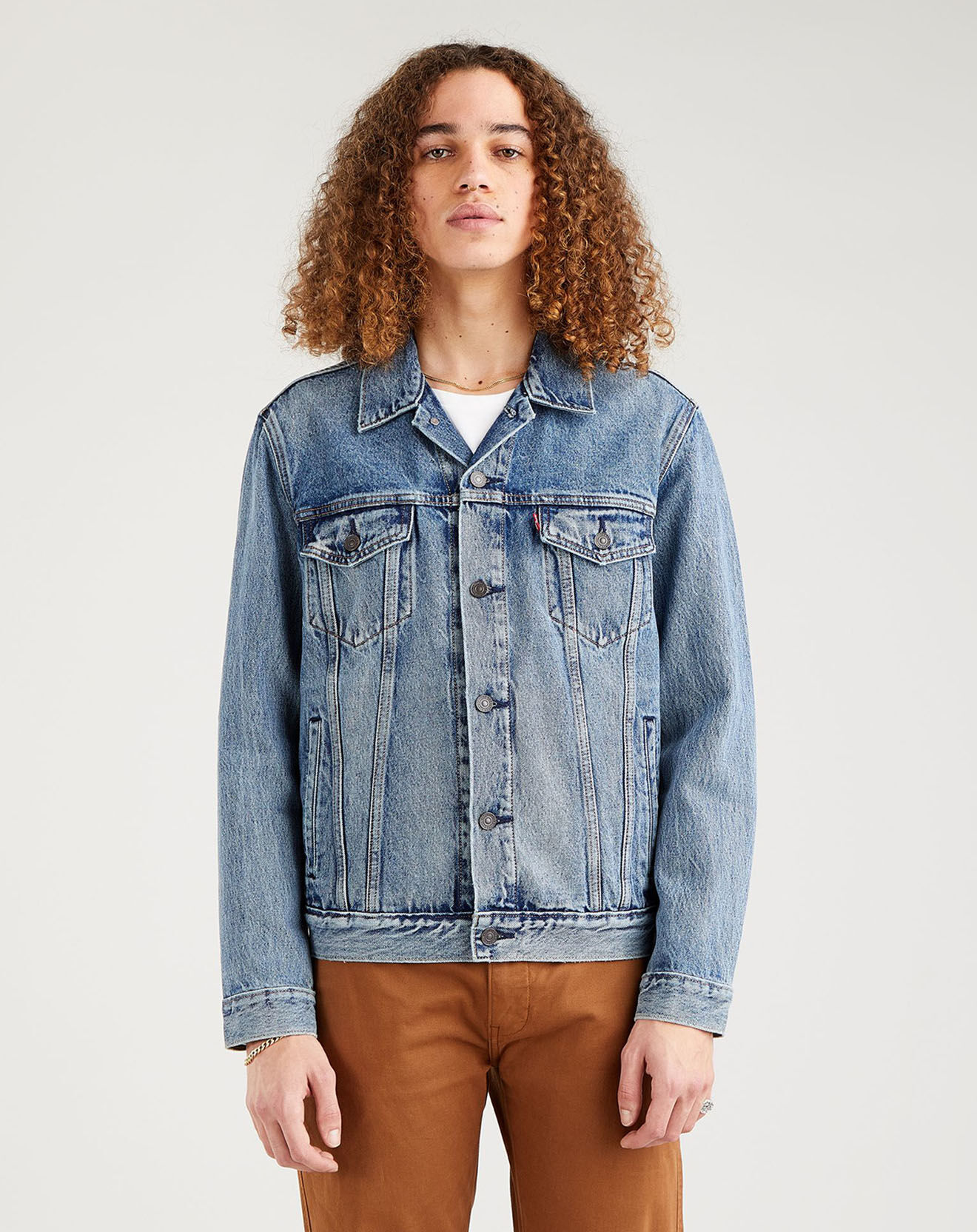 Levi's® Veste en jean The Trucker original bleu moyen
