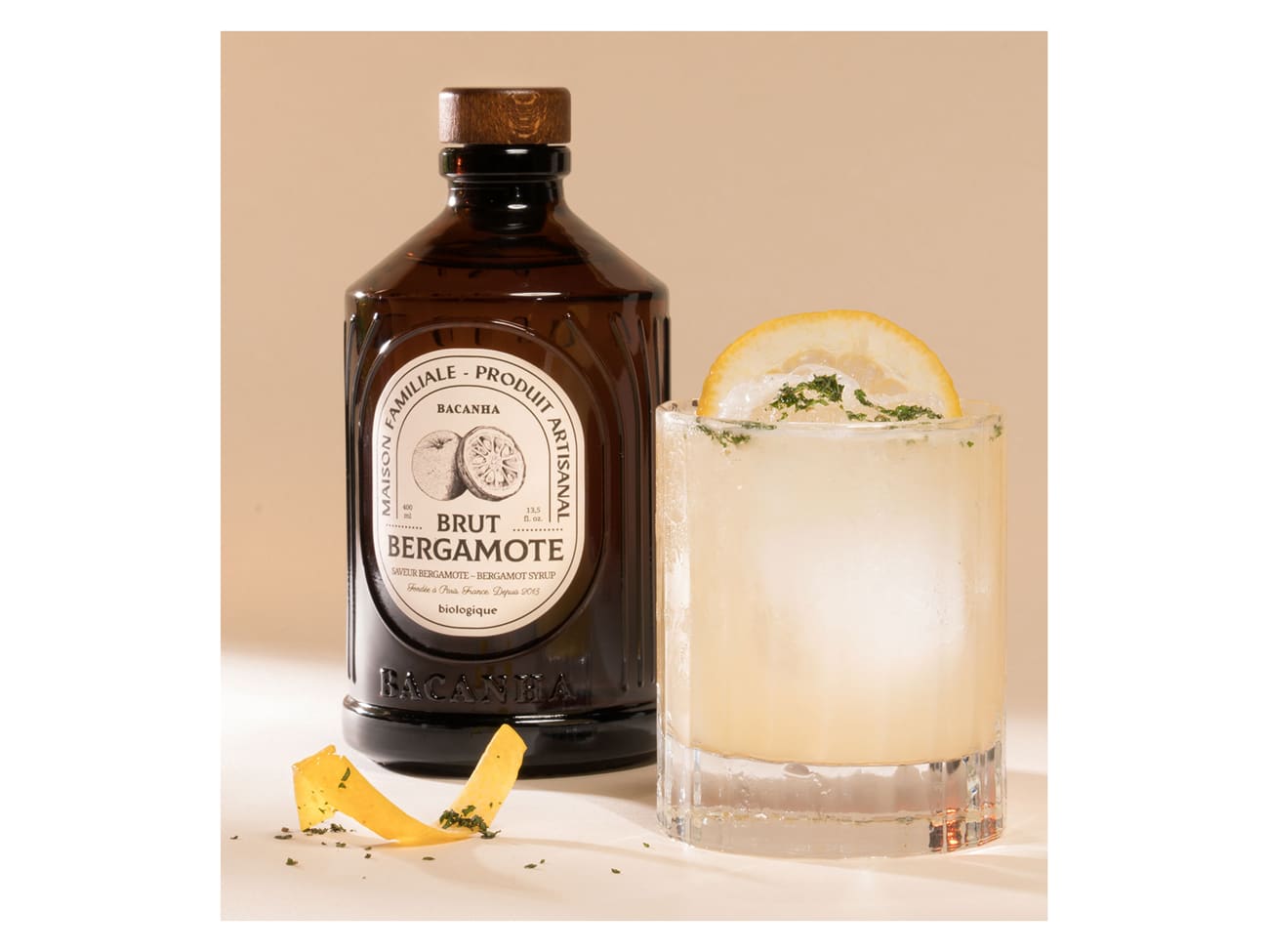 Sirop Bio bergamote - 40 cl - Bacanha