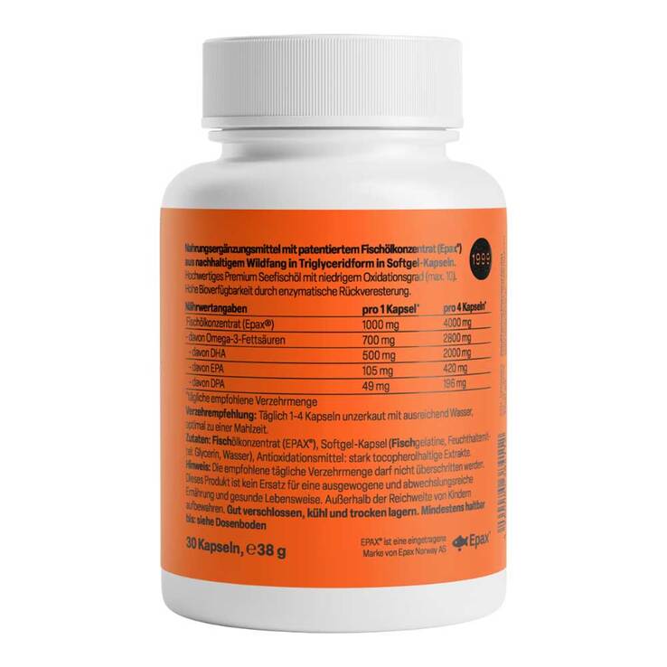 Omega-3 Ultra DHA Zeinpharma Kapseln, 30 St