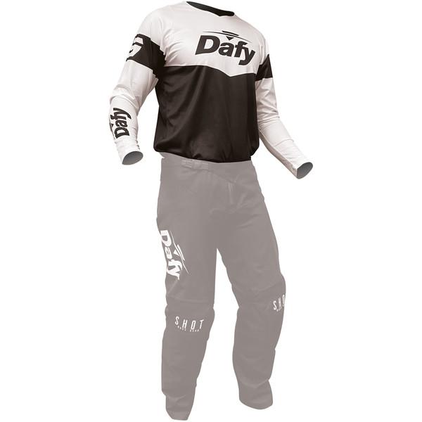 Dafy Moto - Maillot Shot - 2022 Noir / Blanc