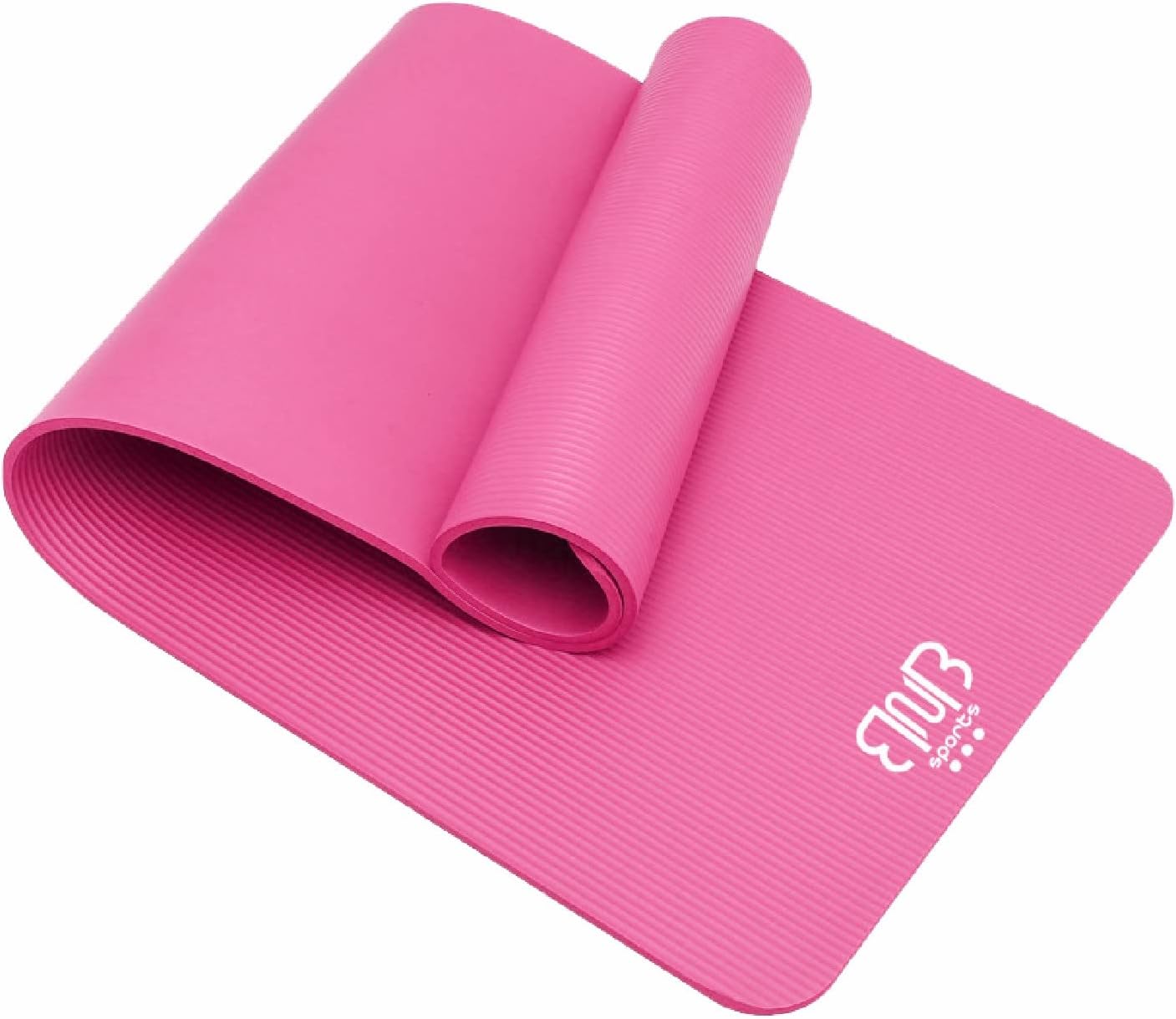 Premium NBR Sportmatte, rutschfeste Gymnastikmatte Rosa
